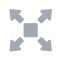 Fullscreen symbol with directional arrows